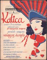 3 db régi kotta - Katica, operett 3 felvonásban; Messze van a mester ucca..., Nekem már mindegy..., szakadásokkal