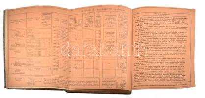 1938 Bp., Biztosítástechnikai értékek és táblázatok, összeáll.: Biztosító Intézetek Országos Szövets...