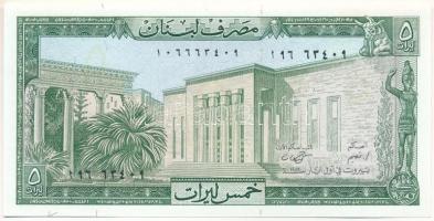 Libanon 1986. 5L T:UNC Lebanon 1986. 5 Livres C:UNC Krause 62.