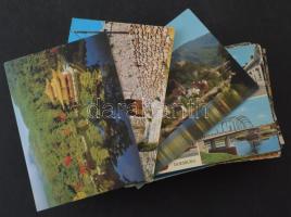 200 db MODERN megíratlan külföldi város képeslap / 200 modern unused foreign town postcards