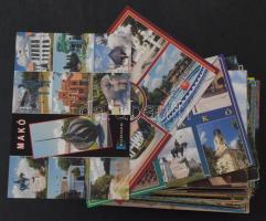 200 db MODERN megíratlan magyarországi város képeslap / 200 modern unused Hungarian town postcards
