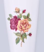 Hollóházi fali váza, jelzett, h: 14 cm