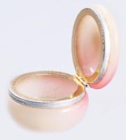 San Marino alabástrom gyűrűtartó, d: 7 cm