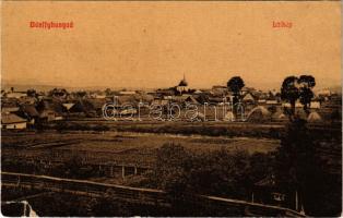 1909 Bánffyhunyad, Huedin; látkép. W. L. (?) 5. / general view (EM)