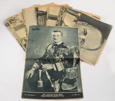 cca 1942-1944 A Képes Vasárnap vegyes számai, kb. 20-30 db, a címlapokon Horthy Miklós kormányzó, Er...