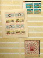 Érintetlen hagyaték berakókban, borítékokban, benne magyar postatiszta 60-as évek, sok régebbi és kü...