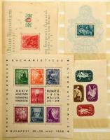 Érintetlen hagyaték berakókban, borítékokban, benne magyar postatiszta 60-as évek, sok régebbi és kü...