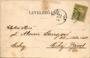 1903 Liptóújvár, Liptovsky Hrádok; M. kir. erdőőri szakiskola, vár és járásbíróság, vasútállomás, Ja...