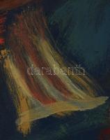 Károlyi Ernő (1923-2016): Nyári ragyogás I. Olaj, farost. Jelzett. Fakeretben, 63,5x48 cm