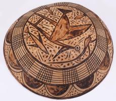 Faragott parafa kínáló, d: 28 cm