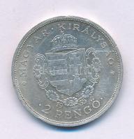 1935. 2P Ag "Rákóczi" T:XF patina, ph. Adamo P7.2