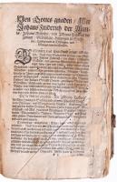 [Luther Márton: Der Erste Teil aller Buecher vnd Schrifften des thewren seligen Mans Doct: Mart: Lut...