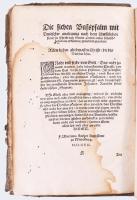 [Luther Márton: Der Erste Teil aller Buecher vnd Schrifften des thewren seligen Mans Doct: Mart: Lut...