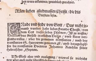 [Luther Márton: Der Erste Teil aller Buecher vnd Schrifften des thewren seligen Mans Doct: Mart: Lut...