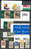 47 db bélyeg, közte kettős fogazás, színeltérés, ívszélre túlfutó bélyegkép és egyéb érdekességek, k...