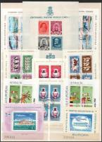 Románia 17 db blokk és kisív