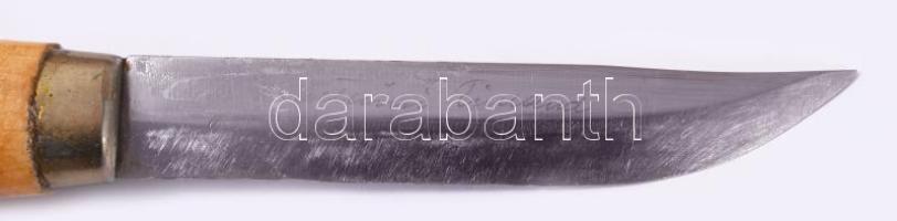 J. Marttiini kés, tokban, jelzett, jó állapotban, h: 22 cm