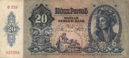 1936 10P + 1941 20P + 1930 100P + 1945 10.000.000P T:I-/II