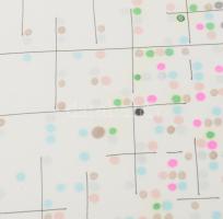 Keserü Károly (1962-): Cím nélkül, 1105291. Tus, papír. Jelzett a hátoldalán. Üvegezett fakeretben /...