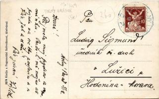 Alsóvárad, Dolní Várad, Dolny Hrádok (Barsvárad, Tekovsky Hrádok); utca részlet. Fogyasztási szövetk...