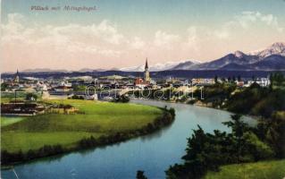 Villach with the Mittagskogel mountain