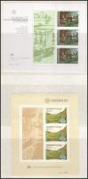 Portugália 1976-1983 3 klf Europa CEPT sor + 6 db Europa CEPT blokk, köztük 2 db Madeira, nagyalakú ...