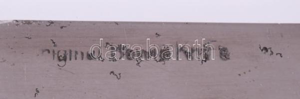 Eredeti japán Bowie-kés, bőr tokban, h: 26 cm