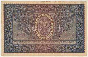 Lengyelország 1920. 5000M T:F szép papír
Poland 1920. 5000 Marek C:F fine paper
Krause P#31