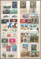 24 klf Europa CEPT kiadás, köztük ívszéliek, összefüggések is, nagyalakú berakólapon