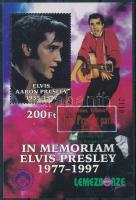 2011 In Memoriam Elvis Persley - II. kerület Elvis Presley park piros színű felülnyomattal