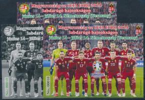 2024 Magyarország az UEFA EURO 2024 labdarúgó bajnokságon 3 db-os emlékív garnitúra (00010 sorszám)