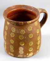 Fazék. Alföld, cca 1900, kis mázsérüléssel, m: 15 cm