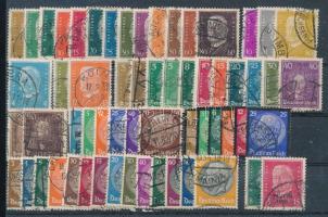 Deutsches Reich Hindenburg kiadások, stecklapon (teljes) (Mi EUR 150.-)