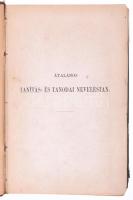 Hermann Ferencz: Általános tanítás és tanodai neveléstan. Átdolg. Mennyey József.Pest, 1866. Heckenast G. (8. IV. 280 l.) Későbbi félvászon kötésben. Címlaphiány? Ritka!