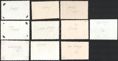 cca 1942-1944 Az Ausztriában működött Kledering koncentrációs táborról készült felvételek (rajtuk a ...