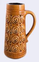 Retro német kancsóváza, jelzett, hibátlan, m: 25,5 cm
