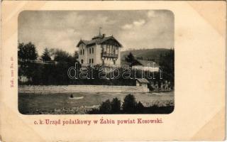 Verkhovyna, Verchovyna, Zabie, Zhabie; C. k. urzad podatkowy / tax office