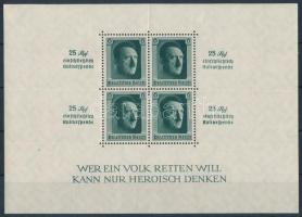 Deutsches Reich 1937 Hitler blokk Mi 9 (Mi EUR 320.-)