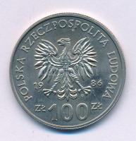Lengyelország 1986. 100Zl Cu-Ni "I. Kis Ulászló - 1320-1333" T:UNC,AU Poland 1986. 100 Złotych Cu-Ni "Władysław I. Łokietek - 1320-1333" C:UNC,AU Krause Y#160