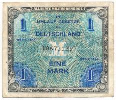 Német Harmadik Birodalom / Szövetséges megszállás 1944. 1M T:F German Third Reich / Allied Occupation 1944. 1 Mark C:F Krause 192.a