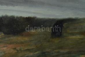 Zugschwerdt Imre (XX. sz. első fele): Golgota. Olaj, fa. Jelezve jobbra lent. Dekoratív keretben. 20...