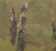 Kézdi Kovács László (1864-1942): Hazafelé. Olaj, karton, jelezve balra lent. Kézdi Kovács László aut...