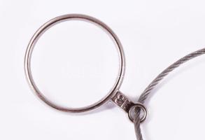 Fém gyűrűméretmérő szett, újszerű állapotban