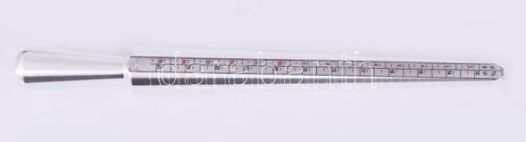 Fém gyűrűméretmérő, újszerű, h: 25 cm