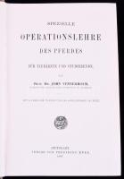 John Vennerholm: Spezielle Operationslehre des Pferdes für Tierärzte und Studierende. Stuttgart, 1907, Verlag von Ferdinand Enke. Német nyelven, sok illusztrációval és ábrával. Egészvászon-kötés, tulajdonosi bélyegzővel.