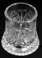 Ólomkristály váza, hibátlan, m: 11 cm