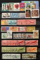 USA készlet 8 lapos A4-es berakóban + küldemények