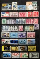 USA készlet 8 lapos A4-es berakóban + küldemények