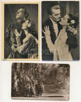 10 db MODERN magyar film és színházi jelenet / 10 modern film and theatre scenes postcards