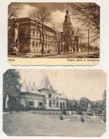 33 db RÉGI vegyes témájú, sérült képeslap / 33 pre-1945 damaged postcards in various topics